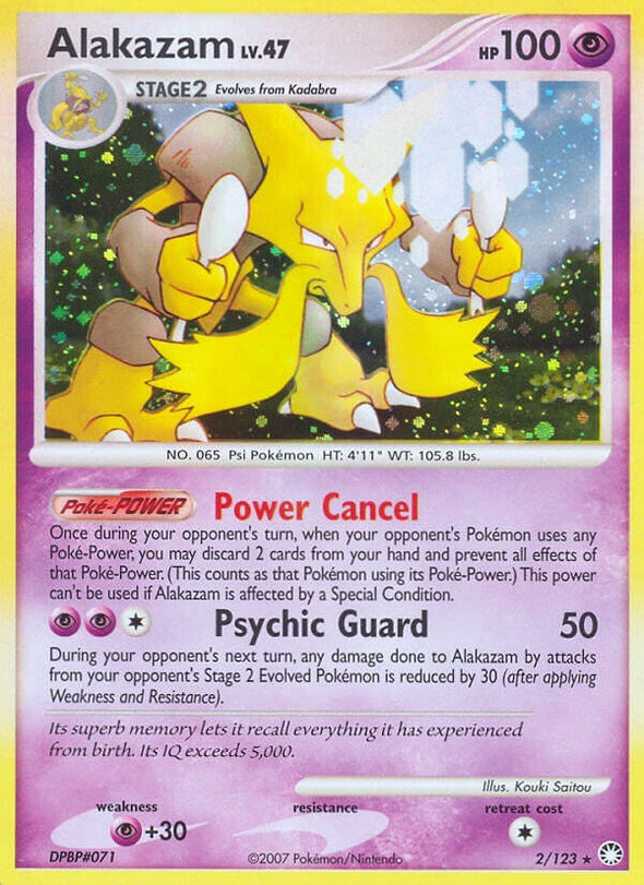 Alakazam - 2/123 - Holo Rare available at 401 Games Canada