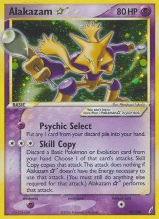 Alakazam Gold Star - 99/100 - Ultra Rare available at 401 Games Canada