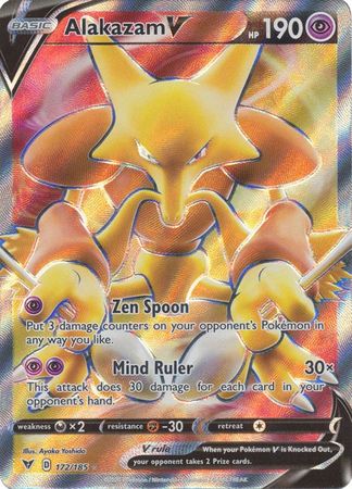 Alakazam V - 172/185 - Full Art Ultra Rare available at 401 Games Canada