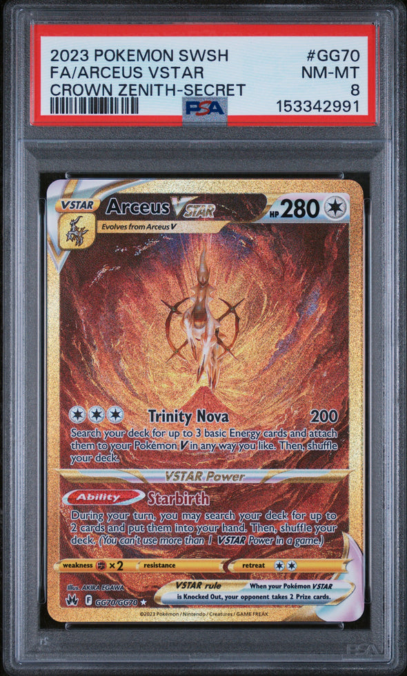 ARCEUS VSTAR (GG70) - POKEMON SWORD AND SHIELD CROWN ZENITH - CROWN ZENITH-SECRET - FULL ART - NM-MT 8