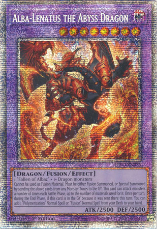 Alba-Lenatus the Abyss Dragon - DIFO-EN035 - Starlight Rare - 1st Edition available at 401 Games Canada