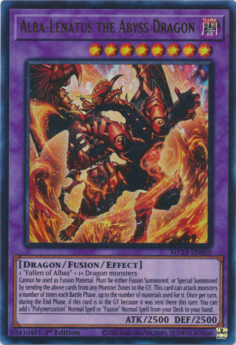 Alba-Lenatus the Abyss Dragon - MP23-EN080 - Ultra Rare - 1st Edition available at 401 Games Canada