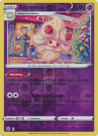 Alcremie - 071/172 - Rare - Reverse Holo available at 401 Games Canada