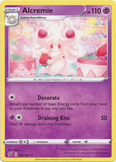 Alcremie - 087/192 - Rare available at 401 Games Canada