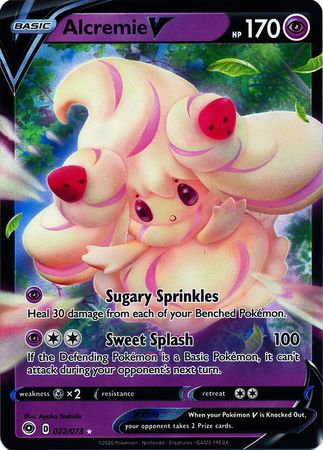 Alcremie V - 022/073 - Ultra Rare available at 401 Games Canada