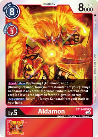 Aldamon - BT12-015 - Rare available at 401 Games Canada