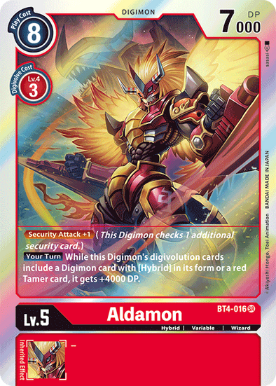 Aldamon - BT4-016 - Super Rare available at 401 Games Canada