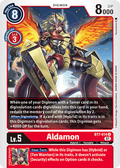 Aldamon - BT7-014 - Uncommon available at 401 Games Canada