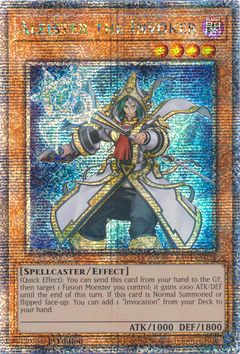 Aleister the Invoker (Alternate Art) - RA04-EN024 - Quarter Century Secret Rare - 1st Edition