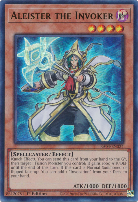 Aleister the Invoker (Alternate Art) (UR) - RA04-EN024 - Ultra Rare - 1st Edition