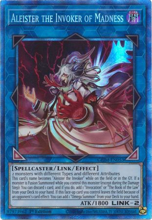 Aleister the Invoker of Madness - GEIM-EN053 - Collector's Rare - 1st Edition available at 401 Games Canada