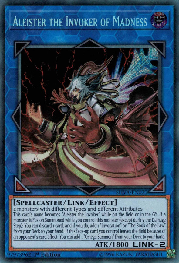 Aleister the Invoker of Madness - SHVA-EN020 - Secret Rare - 1st Edition available at 401 Games Canada