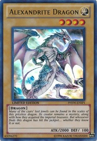 Alexandrite Dragon - PHSW-ENSP1 - Ultra Rare - Limited Edition available at 401 Games Canada