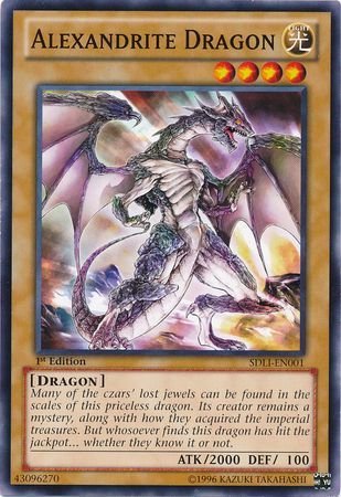 Alexandrite Dragon - SDLI-EN001 - Common - 1st Edition available at 401 Games Canada