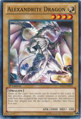 Alexandrite Dragon - YS12-EN001 - Common - 1st Edition available at 401 Games Canada