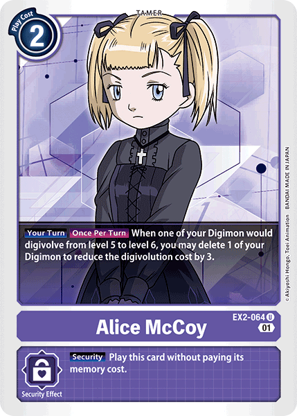 Alice McCoy - EX2-064 - Uncommon available at 401 Games Canada