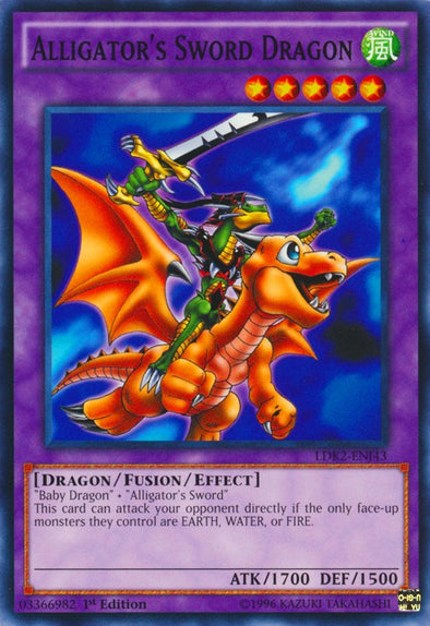 Alligator's Sword Dragon - LDK2-ENJ43 - Common - 1st Edition available at 401 Games Canada