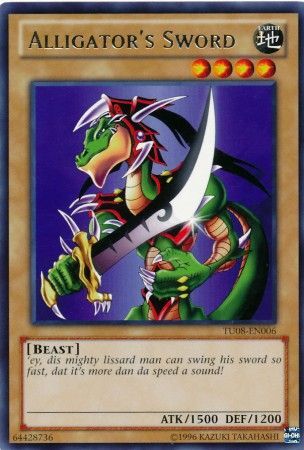 Alligator's Sword - TU08-EN006 - Rare available at 401 Games Canada