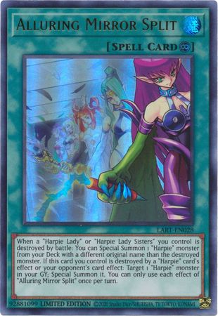 Alluring Mirror Split - LART-EN028 - Ultra Rare - Limited Edition available at 401 Games Canada