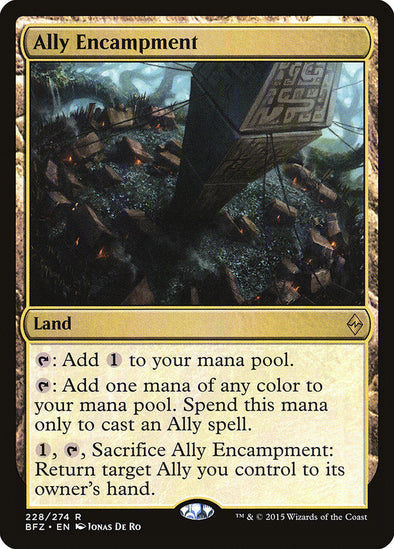 Ally Encampment (BFZ) available at 401 Games Canada