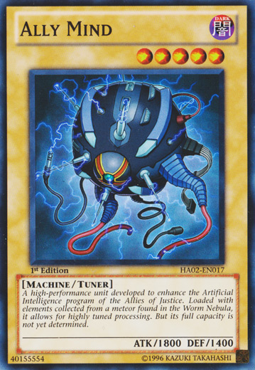 Ally Mind - HA02-EN017 - Super Rare - 1st Edition available at 401 Games Canada