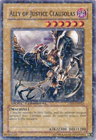 Ally of Justice Clausolas - DT01-EN023 - Normal Parallel Rare available at 401 Games Canada