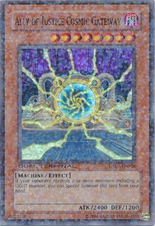 Ally of Justice Cosmic Gateway - DT02-EN028 - Super Parallel Rare available at 401 Games Canada