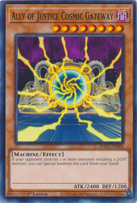 Ally of Justice Cosmic Gateway - HAC1-EN084 - Common available at 401 Games Canada