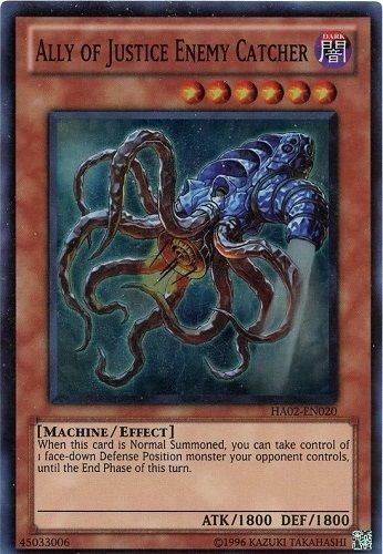 Ally of Justice Enemy Catcher - HA02-EN020 - Super Rare - Unlimited available at 401 Games Canada