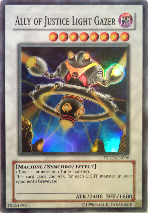 Ally of Justice Light Gazer - TSHD-EN096 - Super Rare - Unlimited available at 401 Games Canada