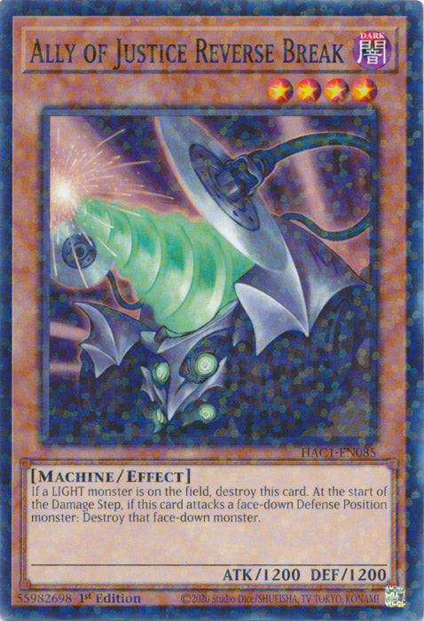 Ally of Justice Reverse Break - HAC1-EN085 - Duel Terminal Normal Parallel Rare available at 401 Games Canada