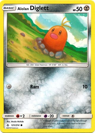 Alolan Diglett - 121/214 - Common available at 401 Games Canada