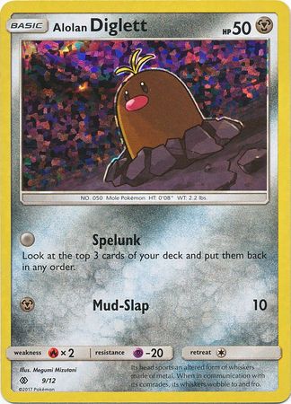 Alolan Diglett - 9/12 - McDonald's Holo - Promo available at 401 Games Canada