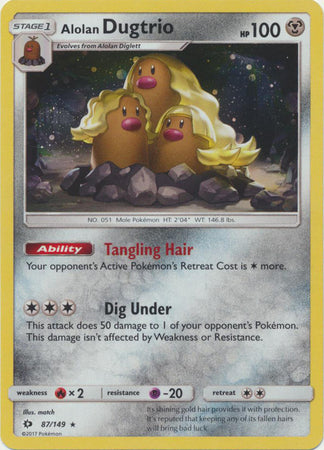 Alolan Dugtrio - 87/149 - Alternate Holo - Promo available at 401 Games Canada