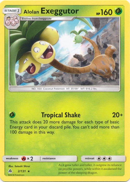 Alolan Exeggutor - 2/131 - Rare available at 401 Games Canada