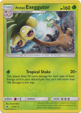 Alolan Exeggutor - 2/131 - Shattered Holo - Theme Deck Exclusive available at 401 Games Canada