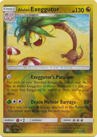 Alolan Exeggutor - 95/156 - Rare - Reverse Holo available at 401 Games Canada