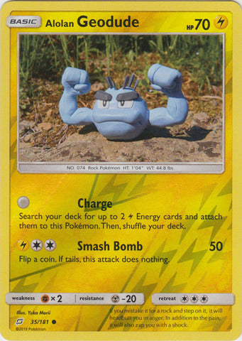 Alolan Geodude - 35/181 - Common - Reverse Holo available at 401 Games Canada