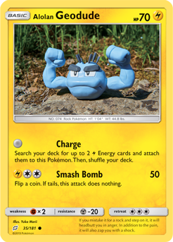 Alolan Geodude - 35/181 - Common and more Pokemon Singles available at 401 Games Canada