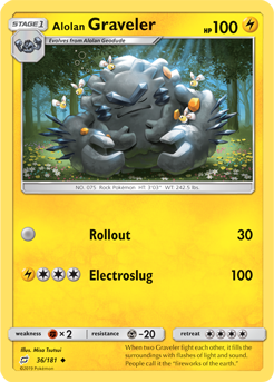 Alolan Graveler - 36/181 - Uncommon available at 401 Games Canada