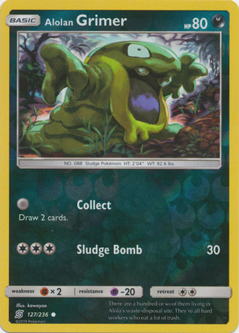 Alolan Grimer - 127/236 - Common - Reverse Holo available at 401 Games Canada