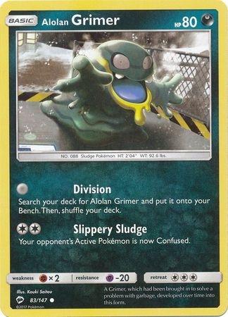 Alolan Grimer - 83/147 - Common available at 401 Games Canada