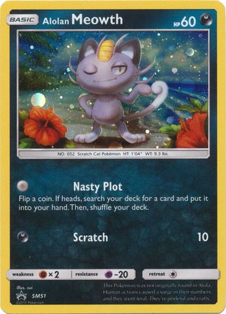 Alolan Meowth - SM51 - Holo Promo available at 401 Games Canada