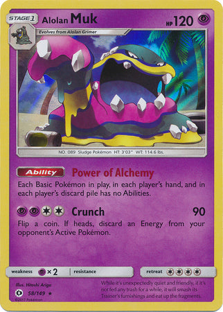 Alolan Muk - 58/149 - Holo Rare available at 401 Games Canada