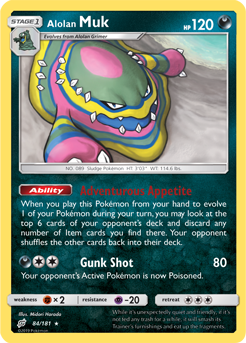 Alolan Muk - 84/181 - Rare available at 401 Games Canada
