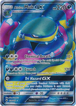 Alolan Muk GX - 138/147 - Full Art Ultra Rare available at 401 Games Canada