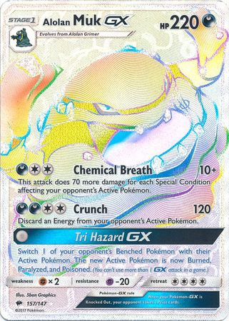 Alolan Muk GX - 157/147 - Hyper Rare available at 401 Games Canada