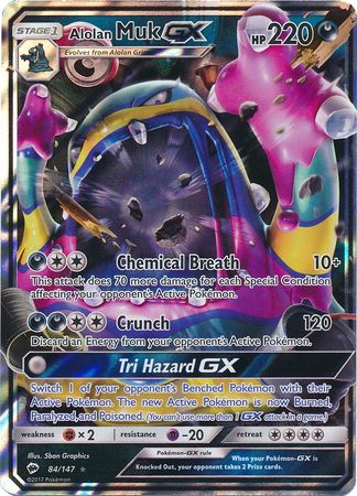 Alolan Muk GX - 84/147 - Ultra Rare available at 401 Games Canada