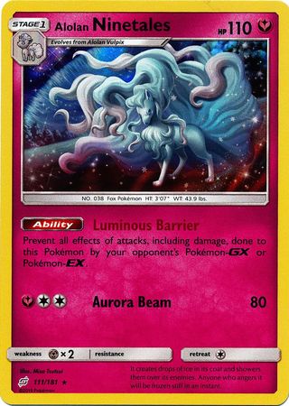 Alolan Ninetales - 111/181 - Holo Rare available at 401 Games Canada