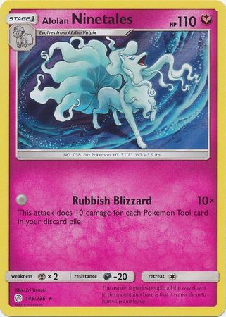 Alolan Ninetales - 145/236 - Holo Rare available at 401 Games Canada